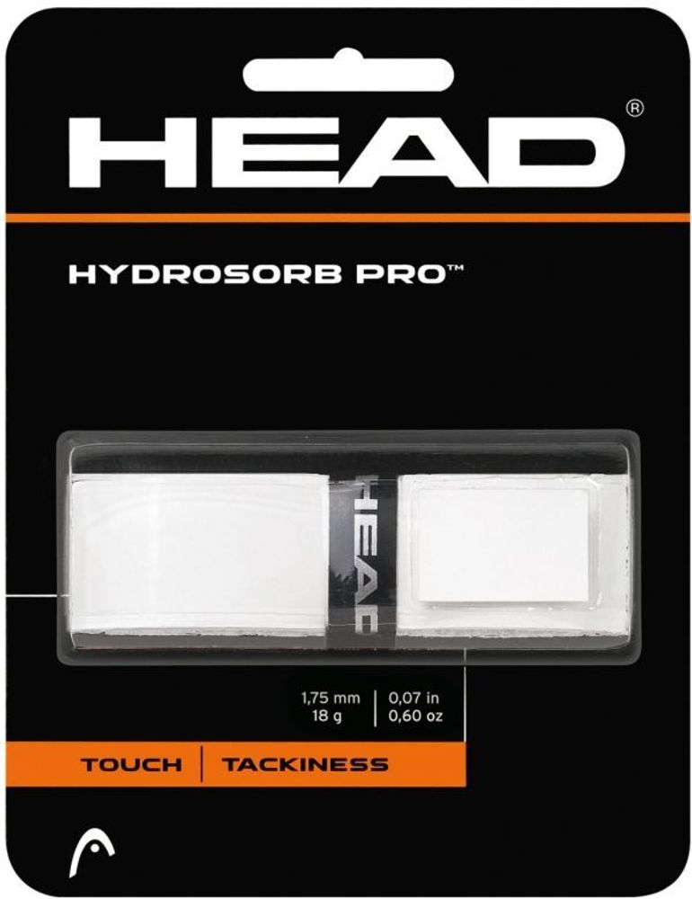 Теннисные намотки базовые Head Hydrosorb Pro white 1P