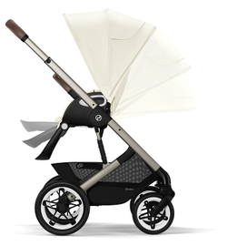 Коляска 2 в 1 Cybex Talos S Lux TPE Seashell Beige с дождевиками прогулочного блока и люльки
