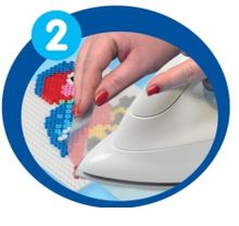 Hama Набор термомозаики Midi 2000 шт + Дельфины (3435)