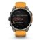 Умные часы Garmin Fenix 8, 47 мм, AMOLED, Sapphire Titanium with spark orange/graphite silicone band
