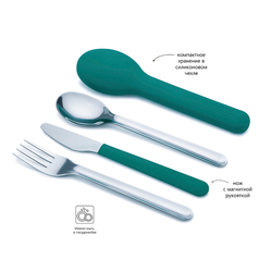 Набор столовых приборов goeat™ cutlery set изумрудный
