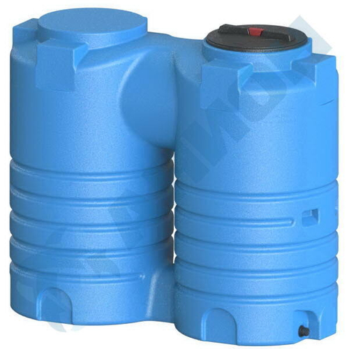 Емкость вертикальная с дыхательным клапаном и сливом Анион 1000 л. вертикальная (1620x740x1420см;синий) - арт.559429