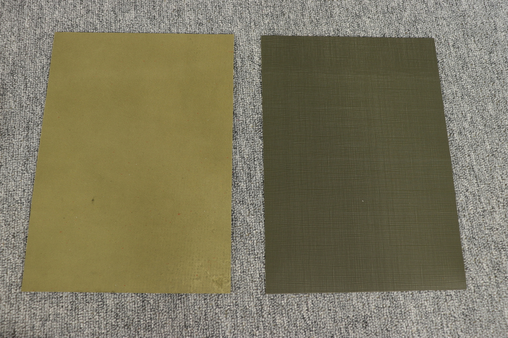 1,2-1,4 Кожа Лаковая Галантерейная Хаки (Формат А4) 1 сорт