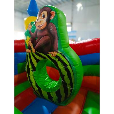 Коммерческий надувной батут "Сафари приключения" 6*5*2.8 м