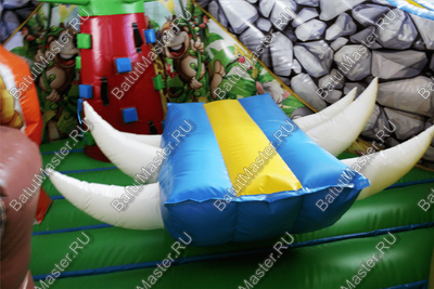 Надувной батут "В гостях у зебры"