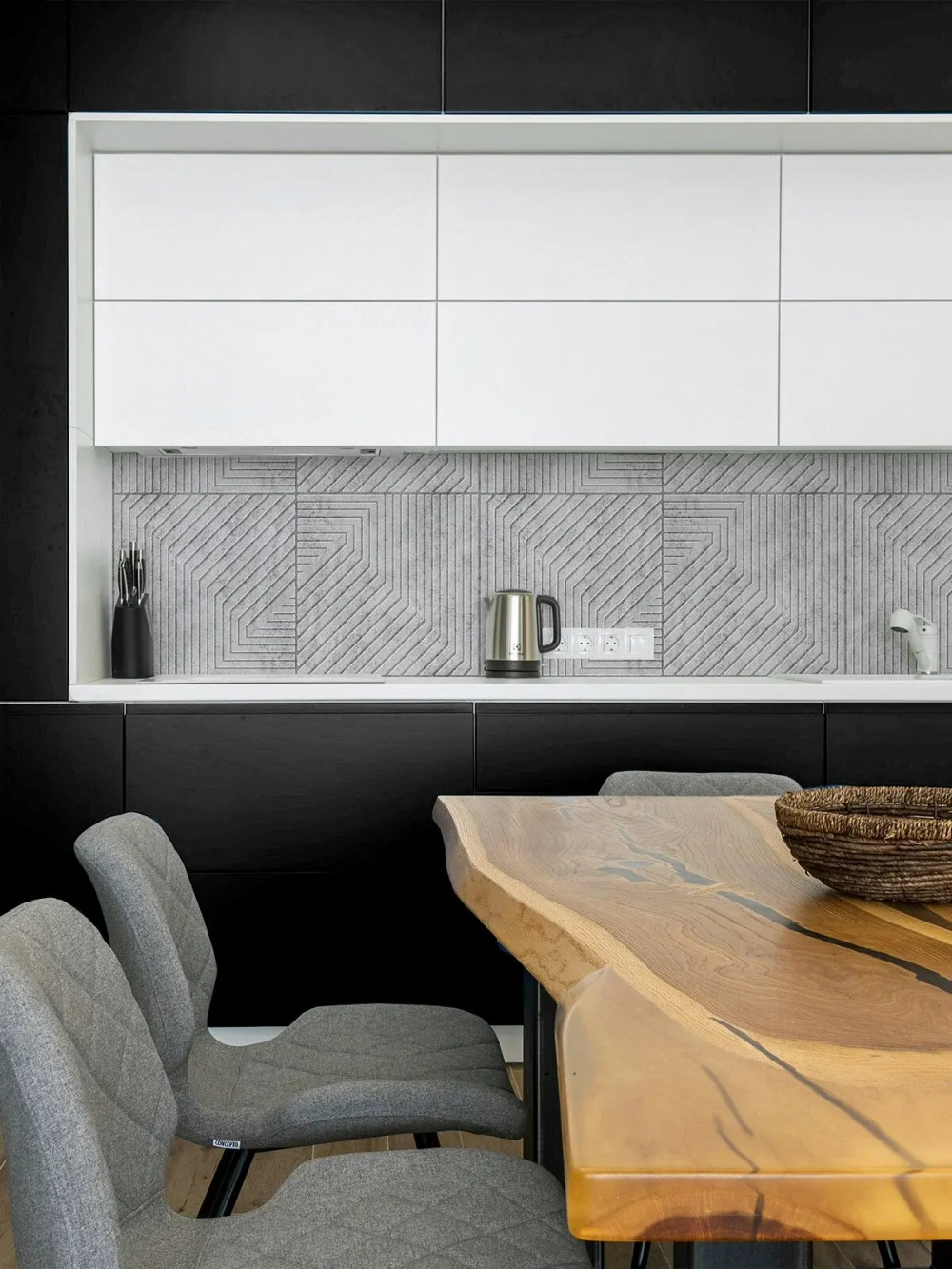 Декоративная стеновая панель ПВХ Гранж 482х482 мм