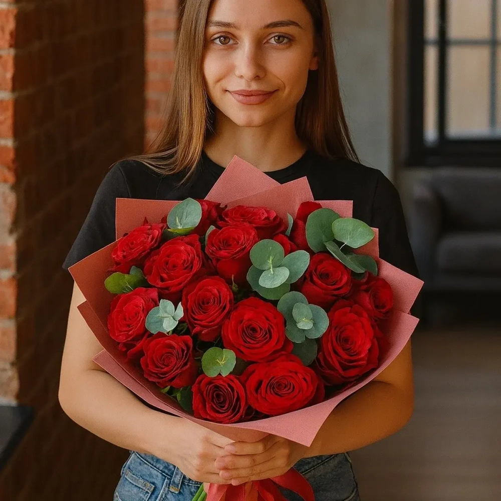 Букет "Красное пламя"