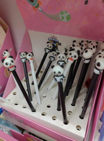 Ручка гелевая "Панда", 0,5мм, синяя, 2 вида микс