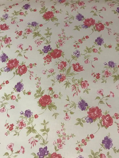 ОБОИ ERISMANN винил комп. на флизе 1,06х10м розово-сирен. цветоч.на ветке 3525-3