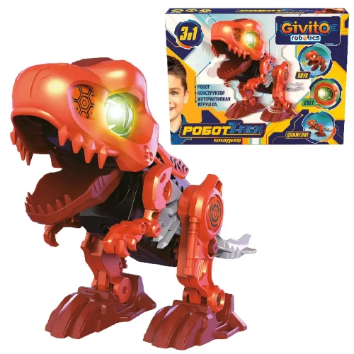 Игрушка робот интерактивный "Динозавр Тирекс" 3 в 1
