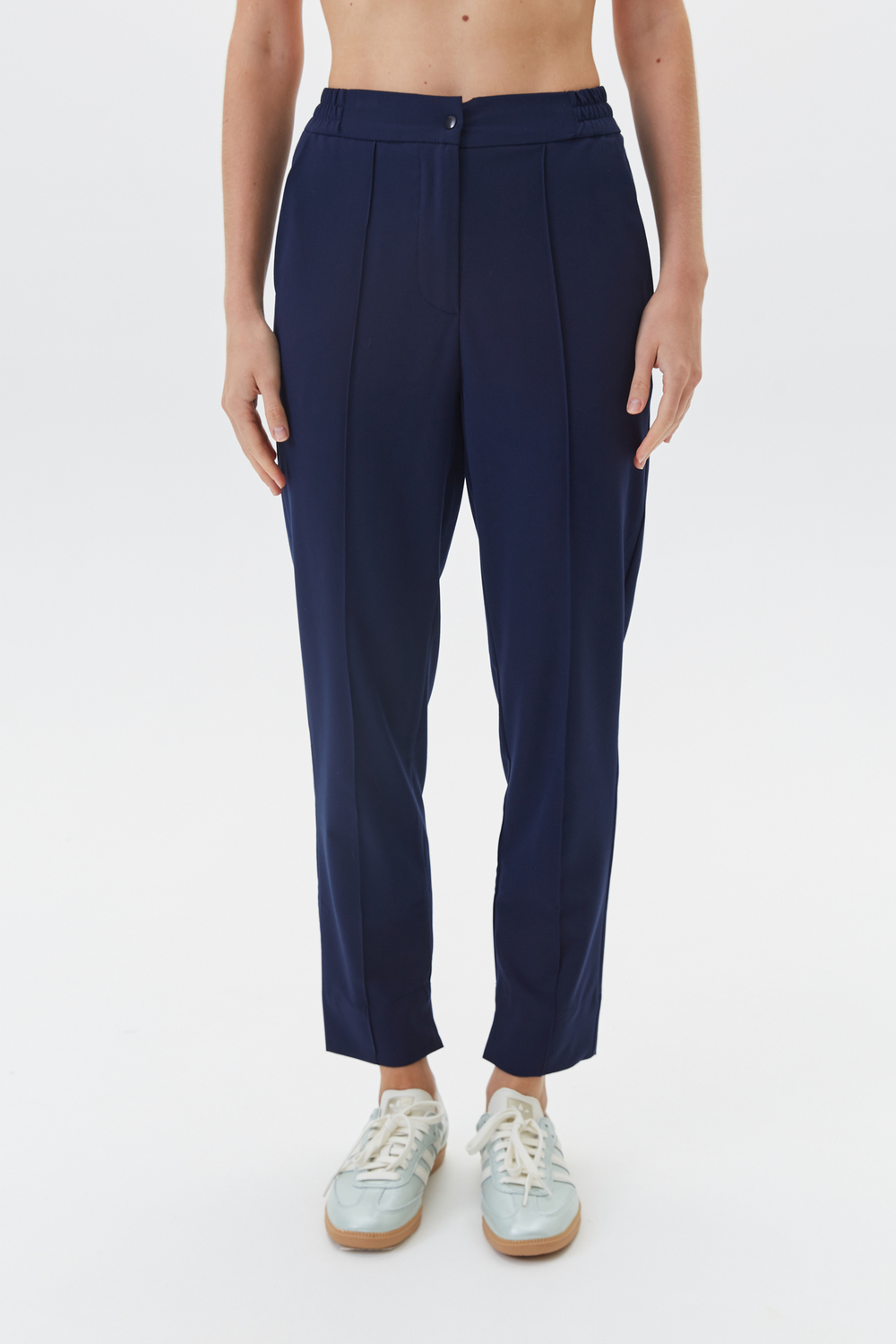 Брюки зауженные медицинские женские Сьют, нэви