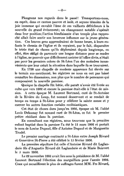 Notes historiques sur la paroisse de Saint-Léon le Grand | Amanda Plourde