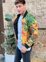 Кожаная куртка (бомбер)