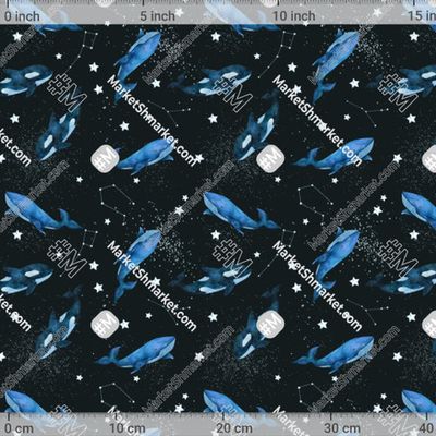 Киты и космос by KseniaKhmel_art 349 DPI