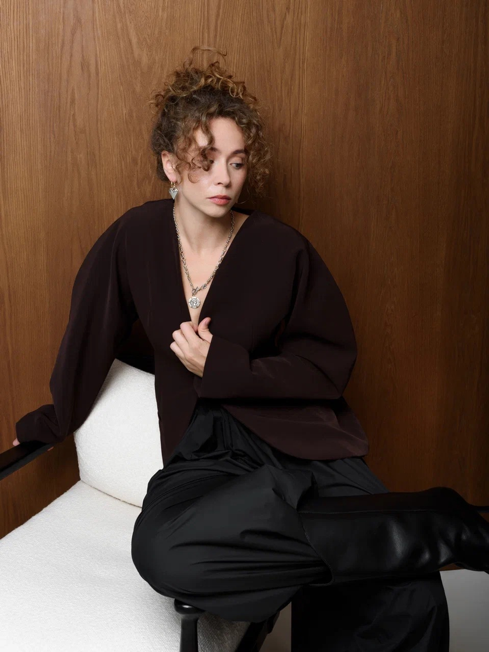 Колье "Silver coin" Bicolor