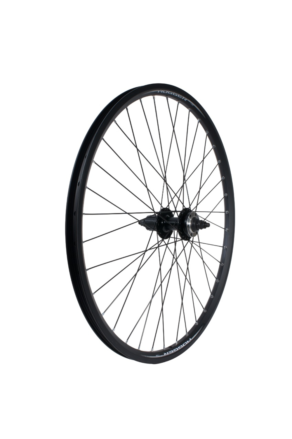 Колесо заднее 26" D HOGGER кассета 8-10 ск. пром.подш. гайки / обод двойной алюм. черн. SSE A/V 19х21.5 / втулка алюм. черн.