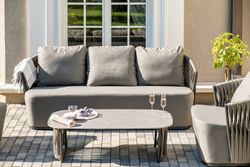 "Флоренция" лаунж-зона из искусственного ротанга, цвет графит