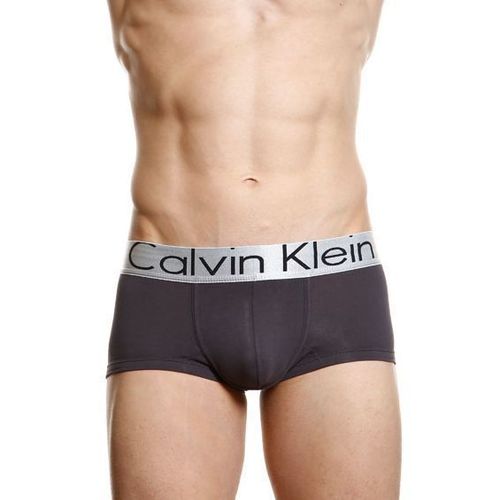 Мужские трусы боксеры мокрый асфальт Calvin Klein Steel Dark Grey