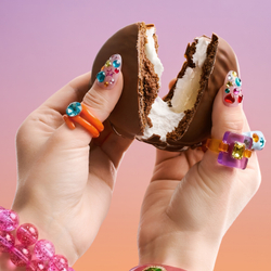 Микс печенья с джемом 3шт Шоколад, Апельсин, Абрикос