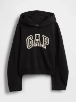 Свитшот VintageSoft с укороченным кроем и рукавами-фонариками - GAP