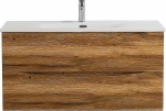 Тумба с раковиной BelBagno MARINO-CER-N-1000-2C-SO-RR-P Rovere Rustico