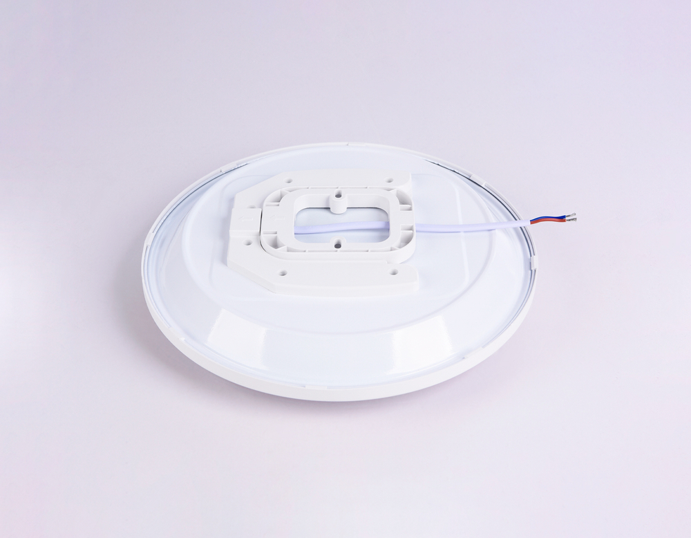 Потолочный светодиодный светильник FZ1230 WH белый IP44 22W 6400К D260*55 (Без ПДУ)