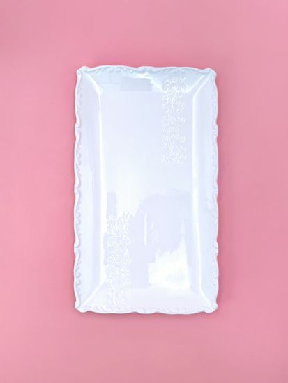 Блюдо прямоугольное 27,5х16 см. набор 4 шт. "Орнамент"