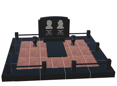 Готовое ритуальное сооружение 2,7м*2,4м (под ключ)