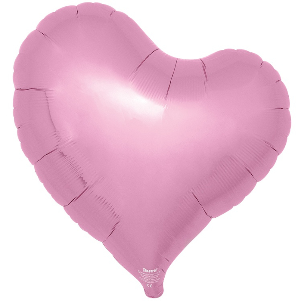 Фигура СЕРДЦЕ ИЗГИБ 18" Metallic Pink