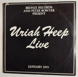 Винтажная виниловая пластинка LP Uriah Heep Live (Израиль 1973)