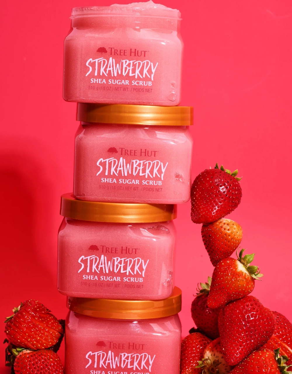 Скраб для тела Tree Hut Strawberry Shea Sugar Scrub 510 г.