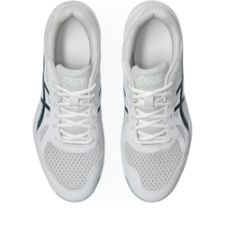 Мужские кроссовки для бадминтона/сквоша Asics Upcourt 6 - white/tranquil teal