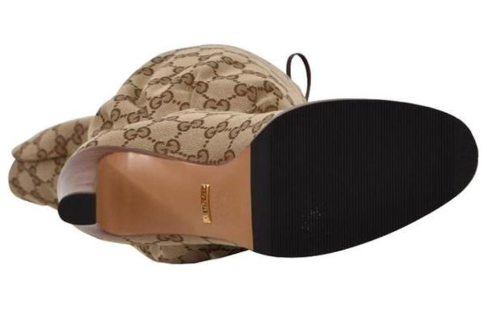 GUCCI Over the knee Boots Women"s Brown