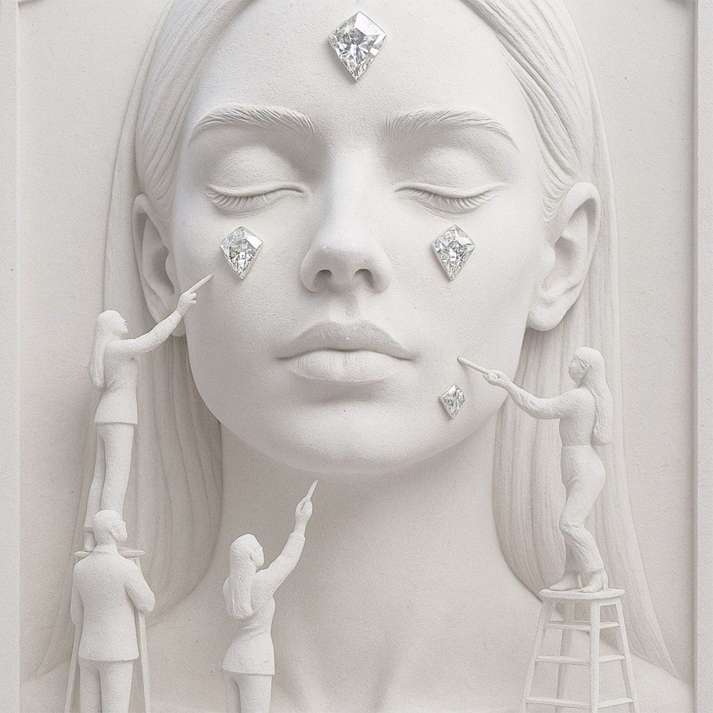 Бриллиантовый крем для лица, шеи, декольте