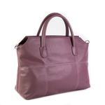 Женская средняя тёмно-розовая сумка на молнии из искусственной кожи 38х25х12 см COSCET М-СД-143