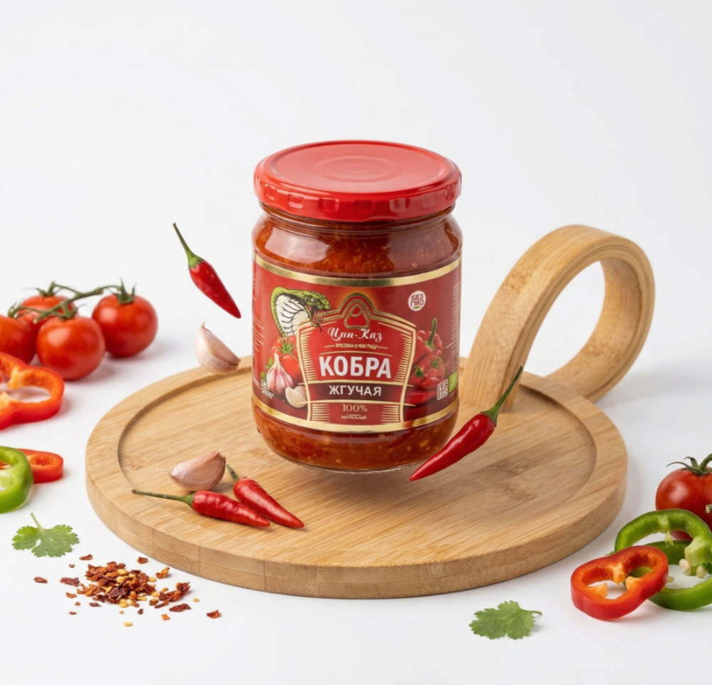 Соус Кобра жгучая 500 гр, Казахстан