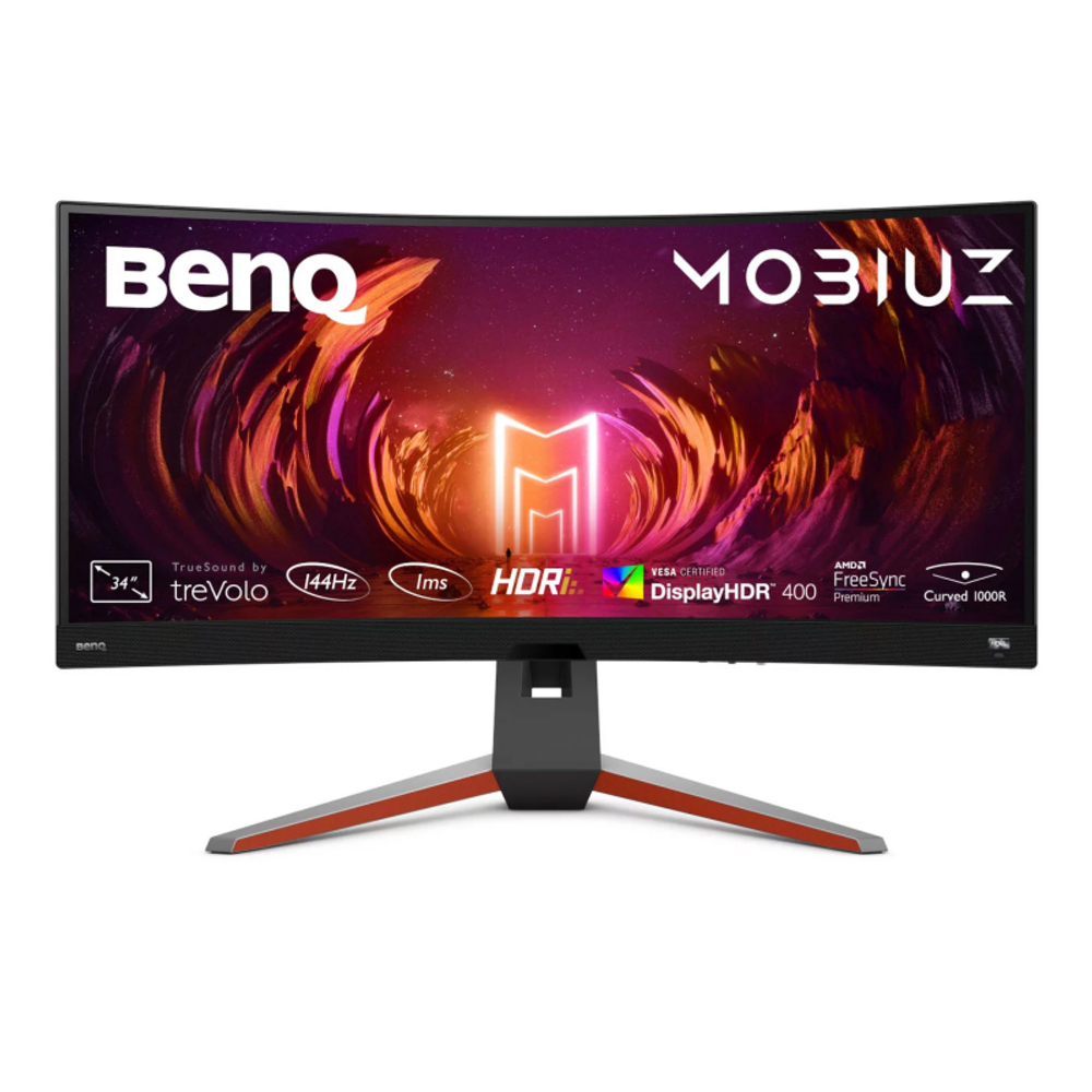 Монитор ЖК BenQ 34" MOBIUZ EX3410R Metallic Grey 2ms HDMI, DisplayPort (9H.LKKLA.TBE)