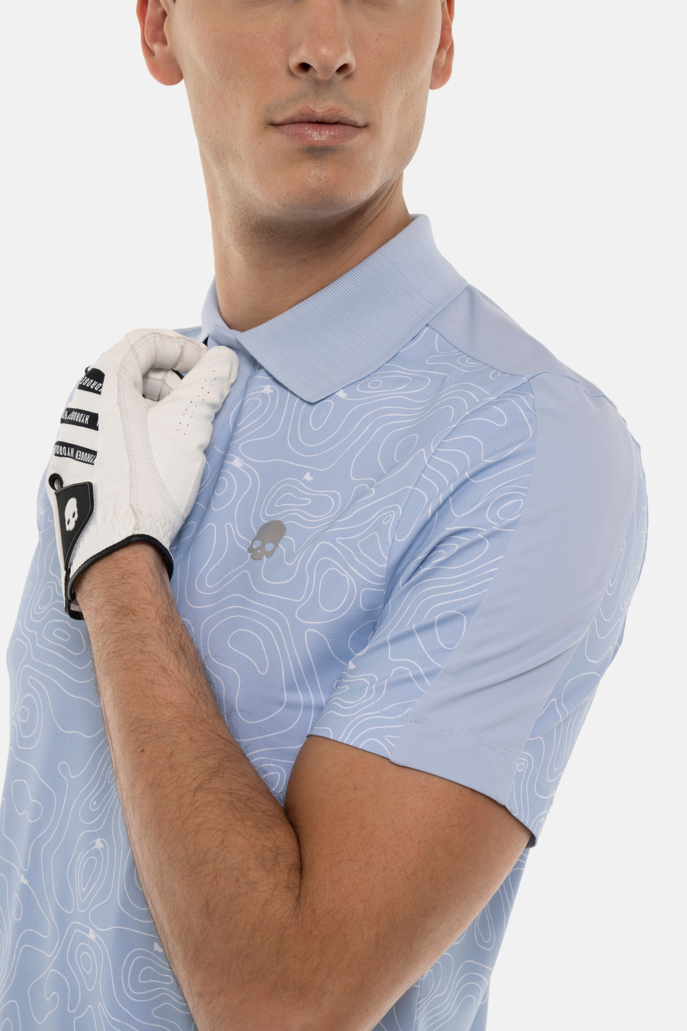 Мужское поло HYDROGEN GOLF FIELDS TECH POLO (GL0007)