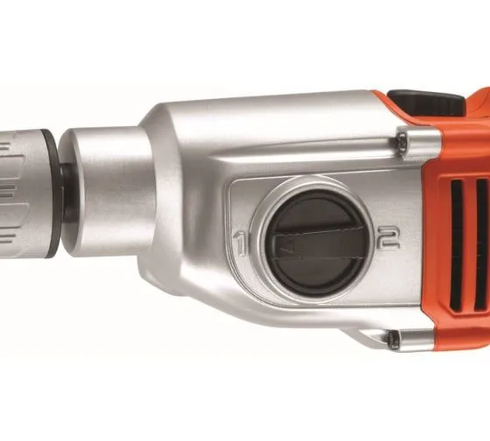 Ударная дрель BLACK+DECKER KR1102K, 1100 Вт, без аккумулятора