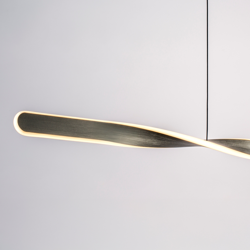 615099 Люстра TORINO 42W LED 1890LM ВОРОНЁНАЯ СТАЛЬ 3000K