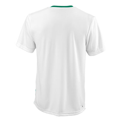 Мужское теннисное поло Wilson T-Shirt Men - Green, White