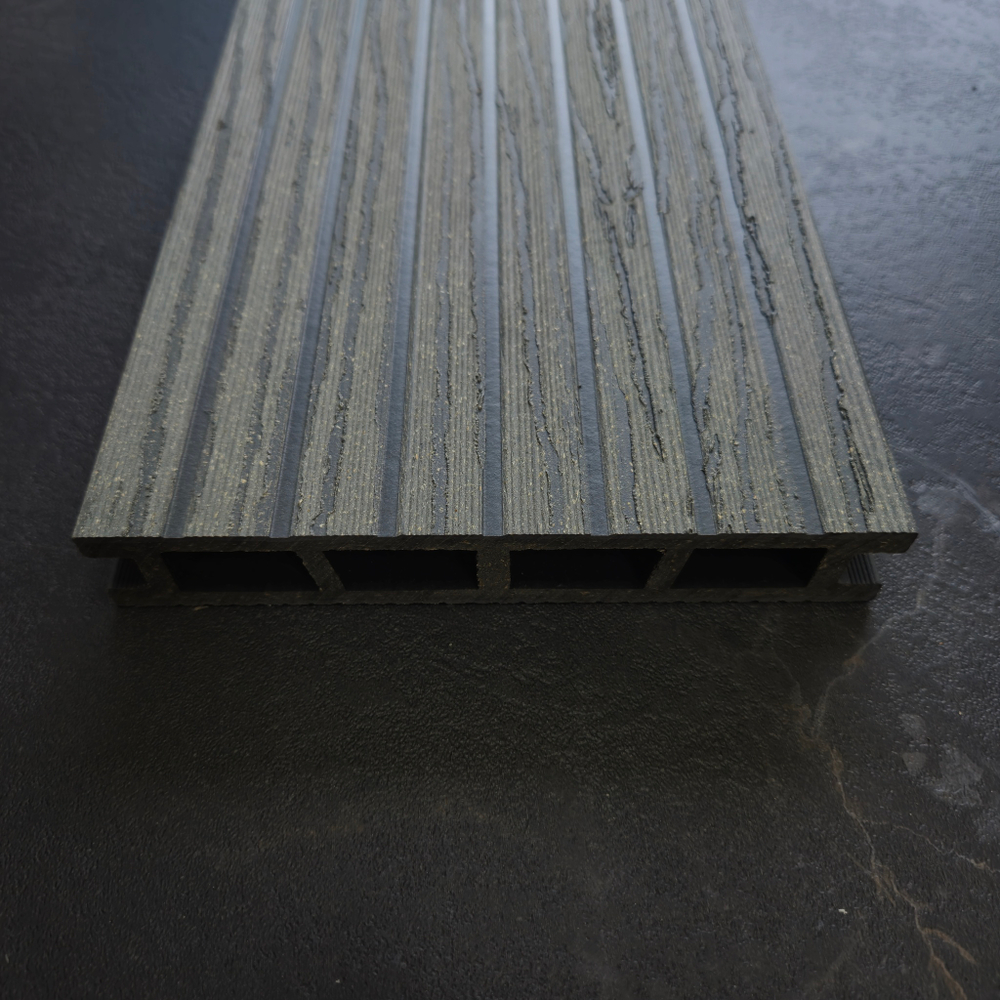 ТЕРРАСНАЯ ДОСКА ДПК BERGDECK WOOD Antracyt (Антрацит)