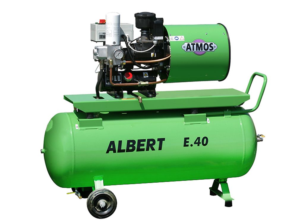 Винтовой компрессор ATMOS ALBERT E40-R-9-270 на ресивере 270 литров