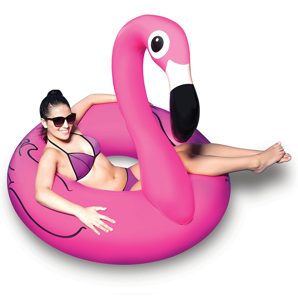 Круг надувной pink flamingo