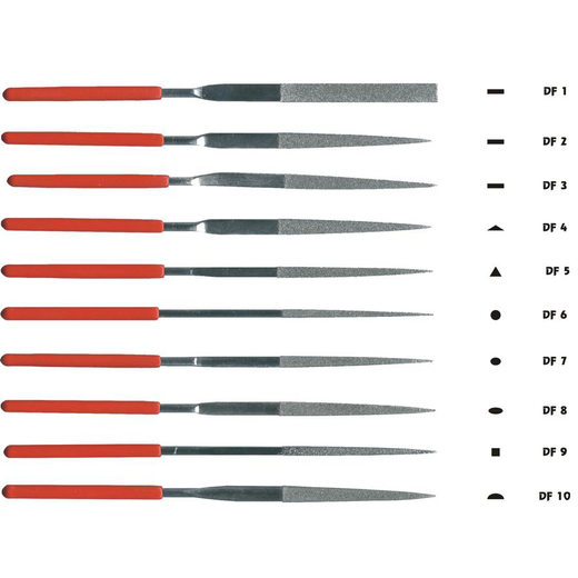 Набор надфилей 140мм 10-штук