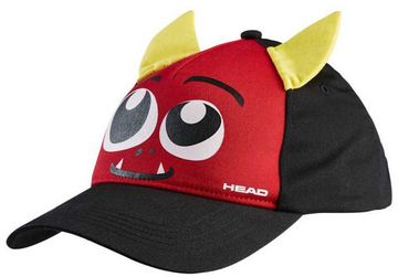 Теннисная кепка Head Kids Cap Monster - черный