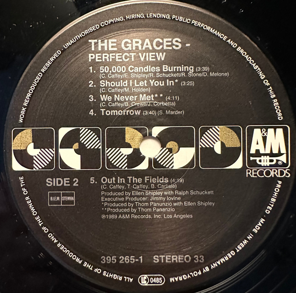 The Graces- Perfect View (Европа 1989г.)