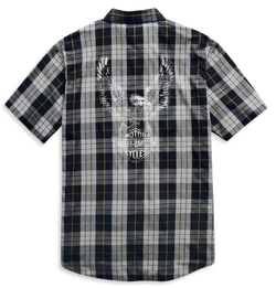 Рубашка Men's Eagle Logo Plaid Harley-Davidson