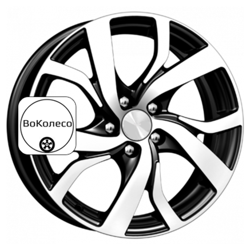 6,5x16/5x114,3 ET40 D67,1 Палермо (КС607) Алмаз черный K&K