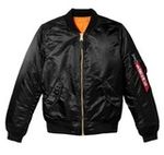 Бомбер Alpha Industries MA-1 W Black (Черный)